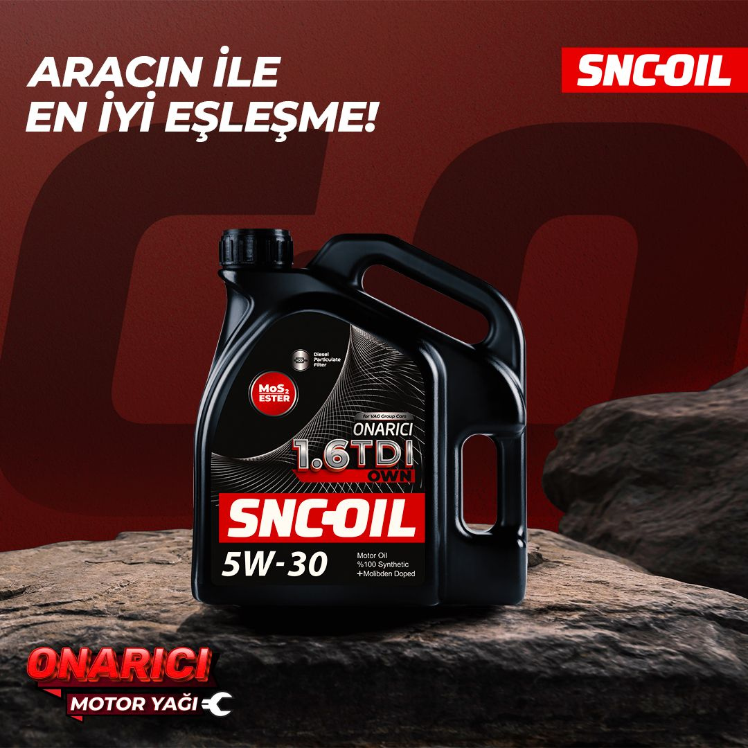 Snc Oil 1.6 TDI Own Onarıcı Motor Yağı 5 Litre