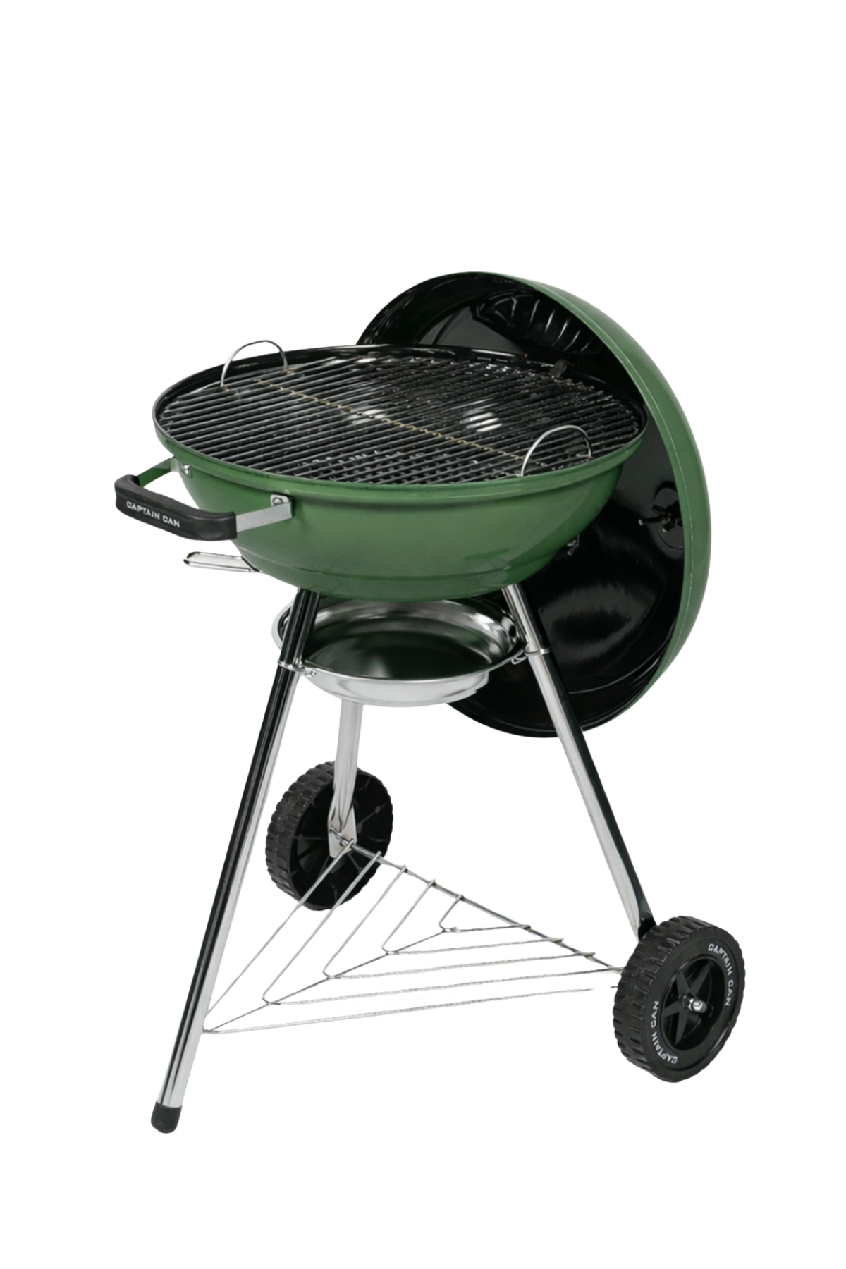 Captain Can Grill Set&Go 47 Kömürlü Mangal & Barbekü - Yeşil