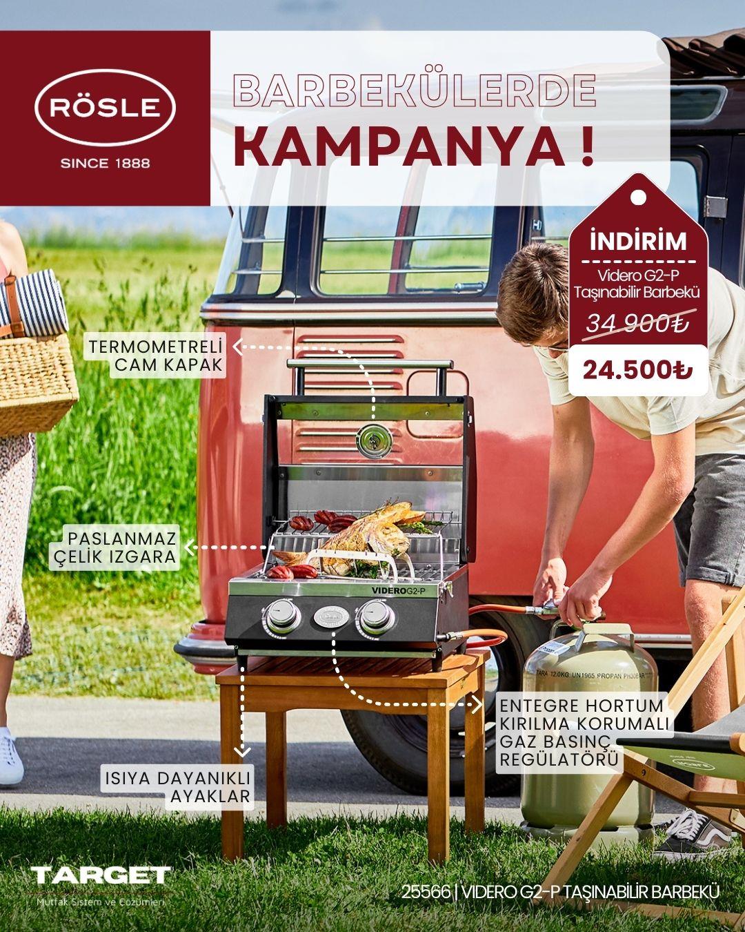 Rösle Videro G2-P Taşınabilir Barbekü