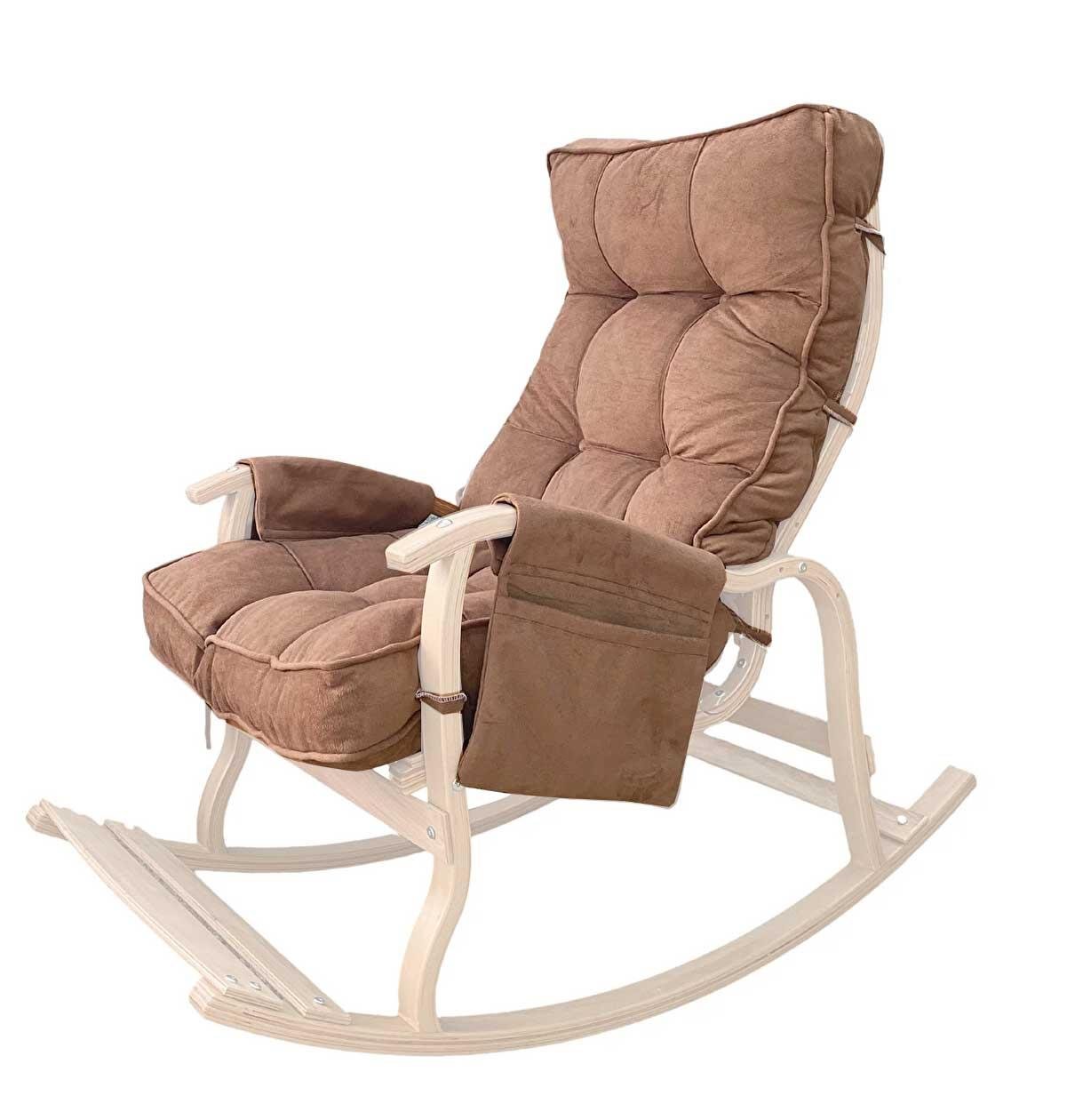 Reyo Home Sallanan Sandalye Minderi Çift Cepli Kahve