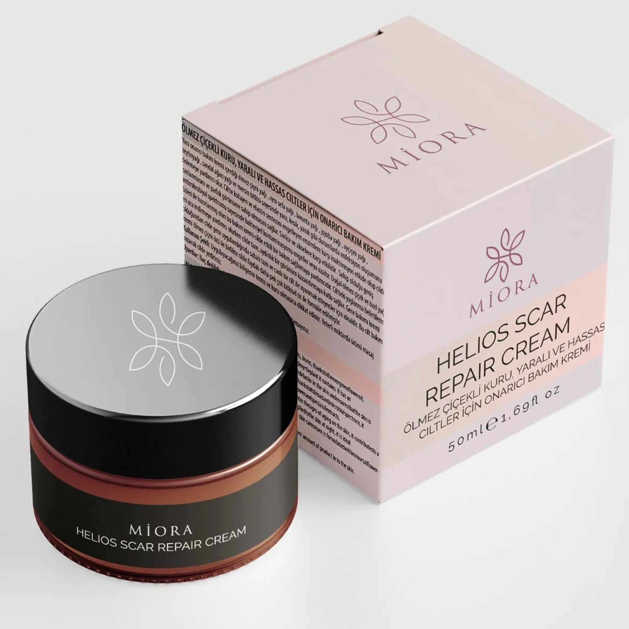 Miora Ölmez Çiçekli Kuru, Yaralı ve Hassas Ciltler Için Onarıcı Bakım Kremi 50ml
