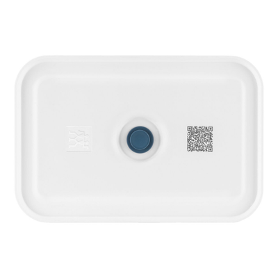Zwilling Fresh & Save Vakumlu Yemek Taşıma Kabı, L Plastik, Beyaz-Akdeniz Mavisi 368013110