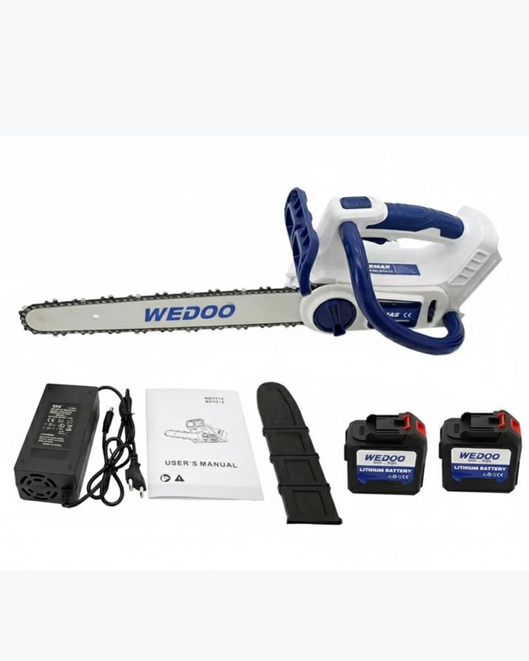 Wedoo MLS-0043 Akülü Ağaç Kesim Motoru 40V 2 Batarya