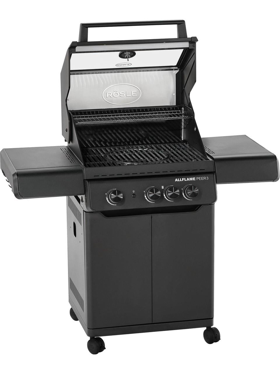 Rösle Allflame Peer 3 Gazlı Barbekü Istasyonu - Siyah
