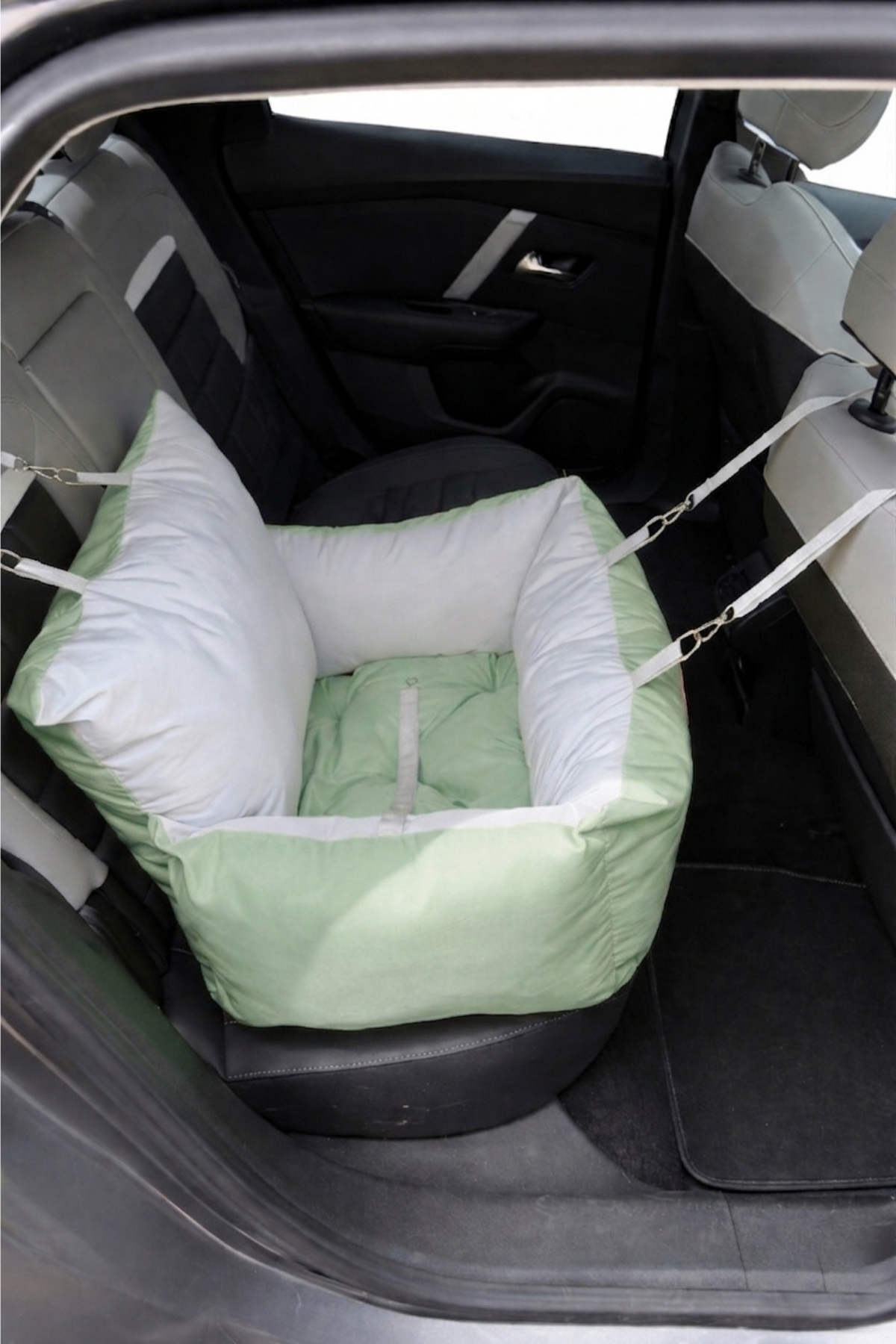 Reyo Max Design Maxie Comfort Drive Araba Koltuğu ve Köpek Yatağı Mint – Evcil Hayvan Araç İçi Güvenli Taşıma Koltuğu, Konforlu Seyahat Yatağı