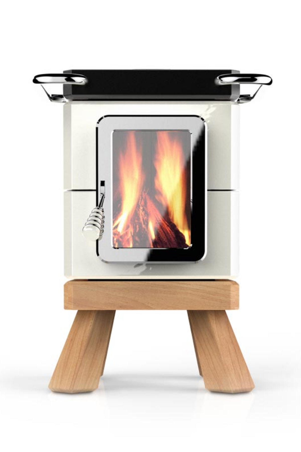 La Castellamonte Cooking Stack Seramik Odun Sobası