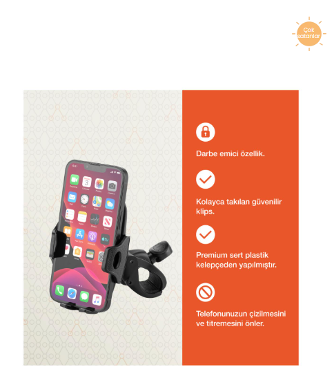 Gezenbebe Bebek Arabası Telefon Tutucu