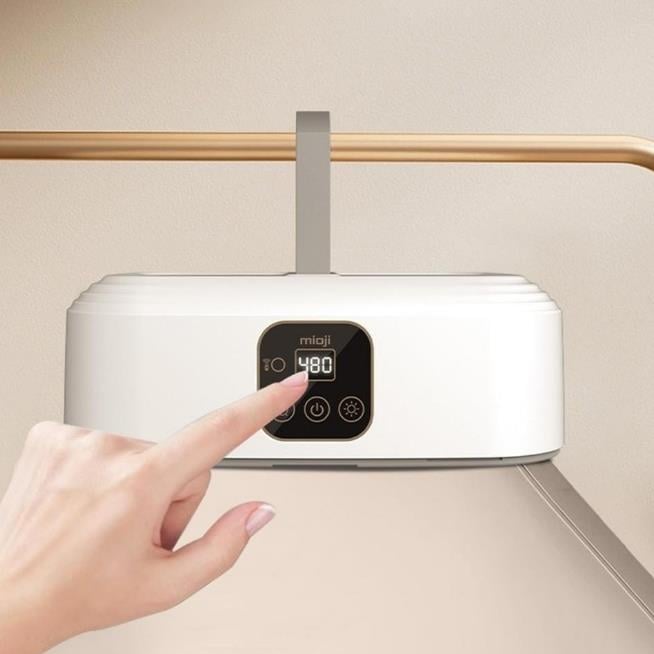 Mioji Mio UV100X Yeni Nesil UV Işıklı Taşınabilir Portatif Askılı Katlanabilir Çamaşır Kurutma Makinesi
