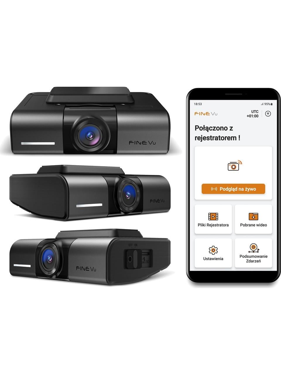 Finevu GX400 Qhd 2k Wi-Fi Türkçe 2 Kameralı Araç Kamerası