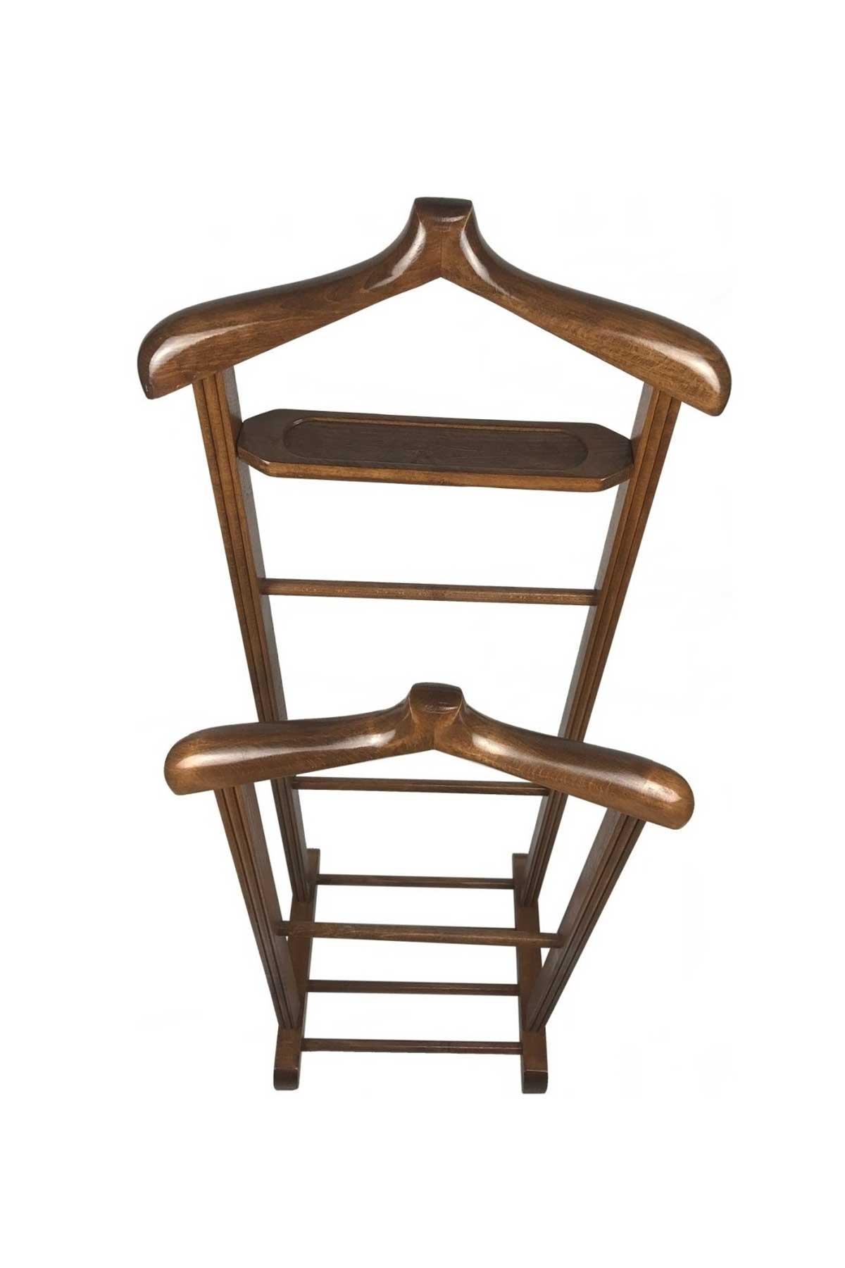 Melada Mobilya Gürgen Çift Tepeli Dilsiz Uşak Cilalı Ceviz MLD0CTCD