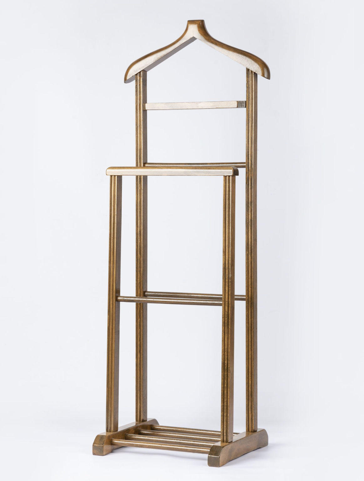 Melada Mobilya Elit İkili Dilsiz Uşak Cilalı Ceviz