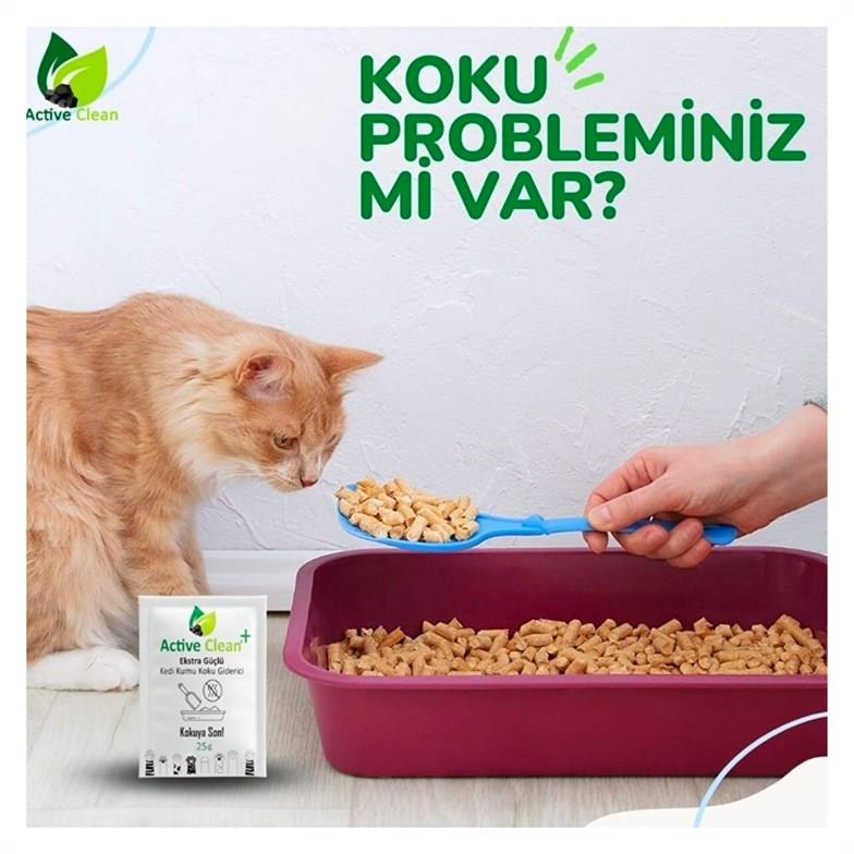 Active Clean Kedi Kumu Koku Giderici 25g - 10 Adet