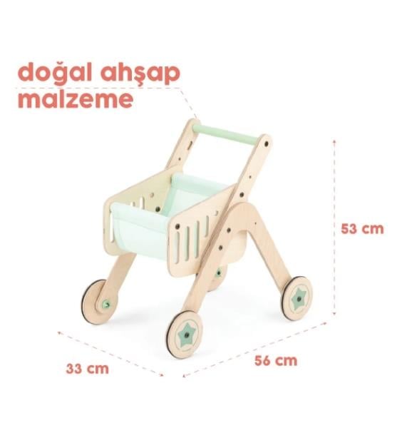 Mamatoyz Trio Shopper Yürüteç ve Oyuncak Avm Arabası