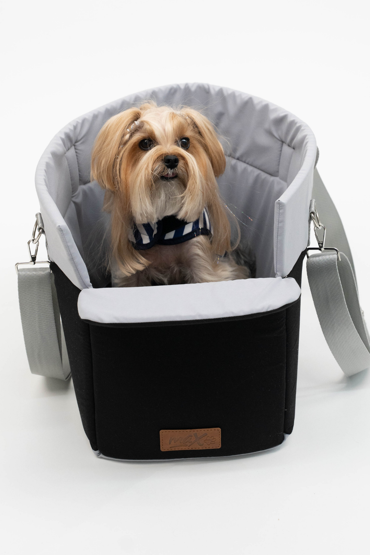 Reyo Max Design Kedi Köpek Taşıma Çantası Siyah – Seyahat için Hafif ve Hava Alabilen Evcil Hayvan Çantası