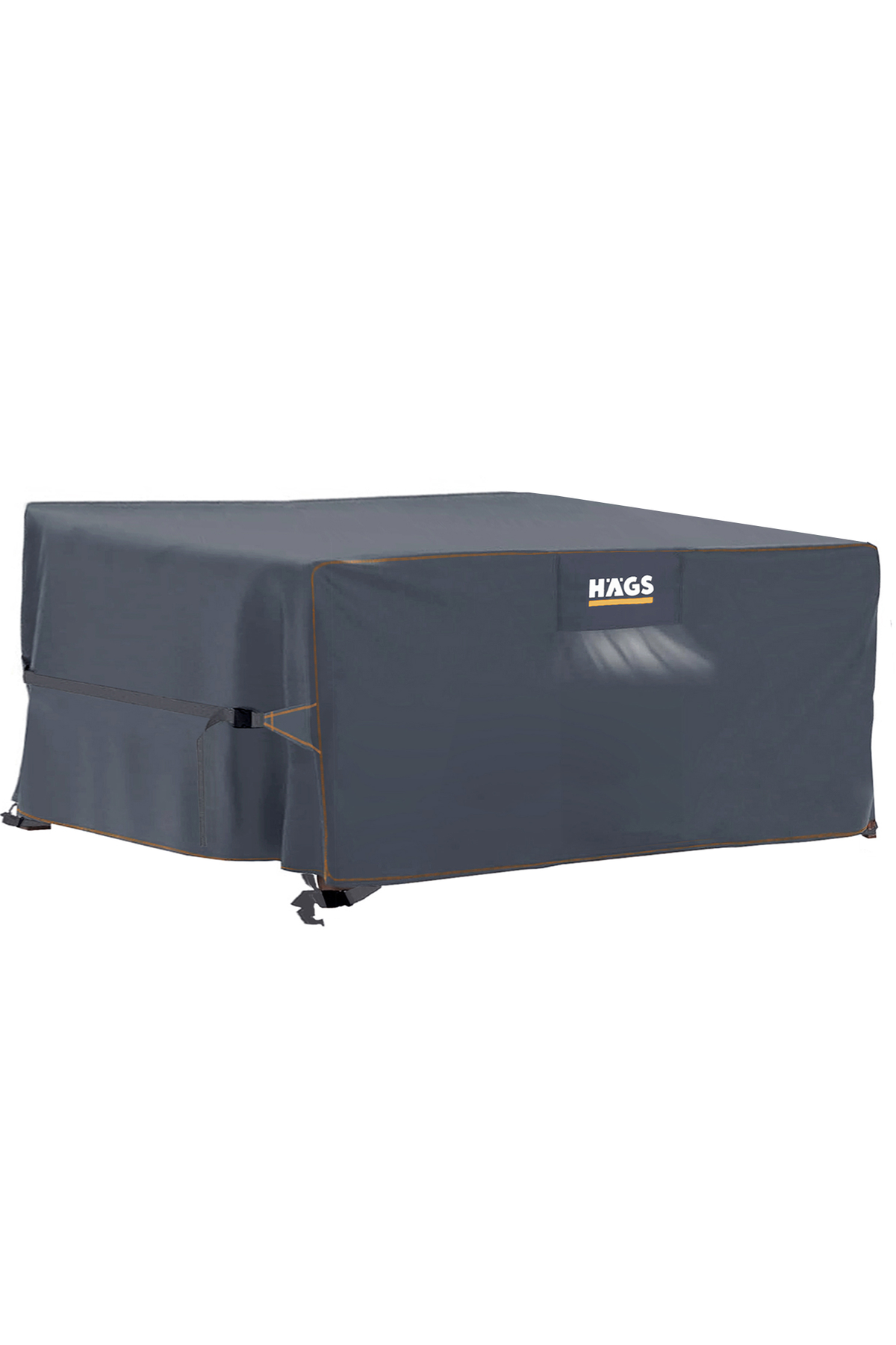 Haegs Bahçe Mobilyası Örtüsü, 250-250-90cm, Ağır Hizmet Oxford Kumaş, Su Geçirmez, Dış Mekan Veranda Masa Örtüsü, Havalandırmalı Masa ve Sandalye Koruma Kılıfı Gri