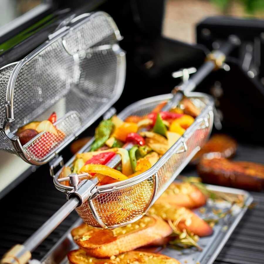 Rösle Barbekü Çevirme Sepeti