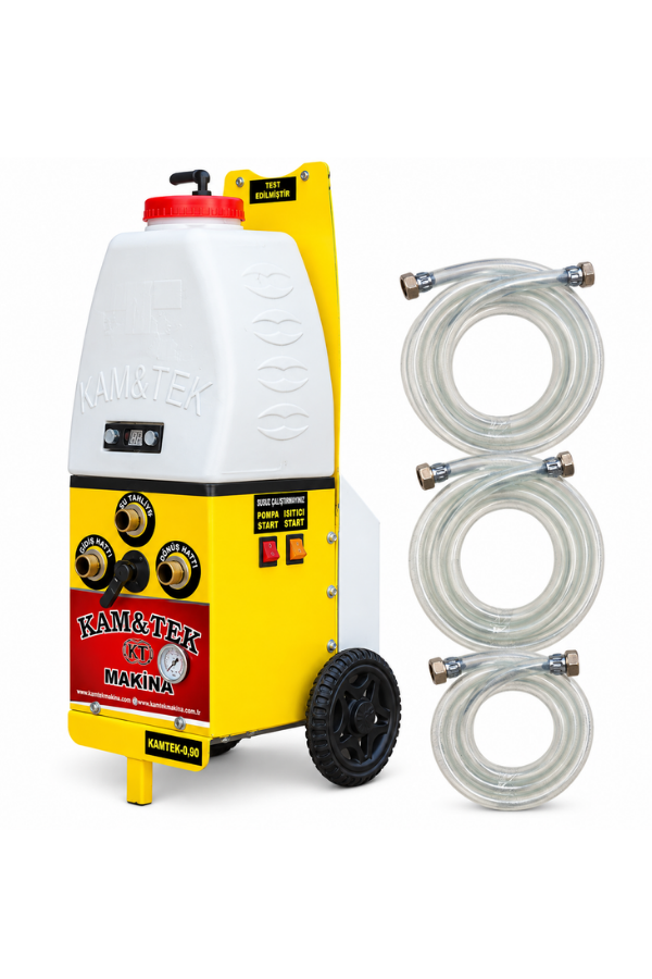 Kamtek KPT-0.90 HP Çift Yönlü Isıtıcılı 750 W Petek Temizleme Makinesi