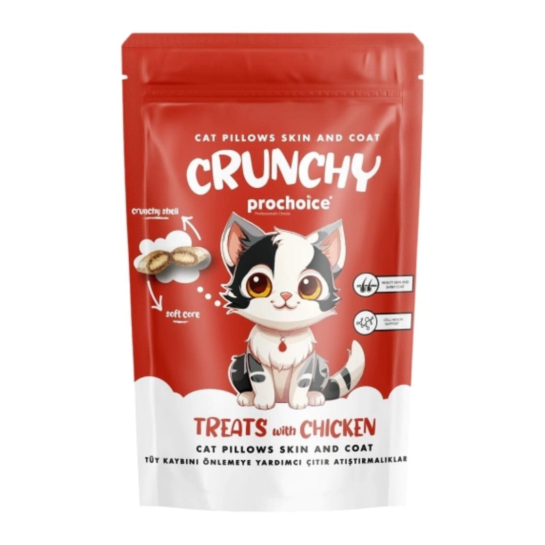 Prochoice Crunchy Skin & Coat Tavuklu 60 gr Kedi Ödül Maması