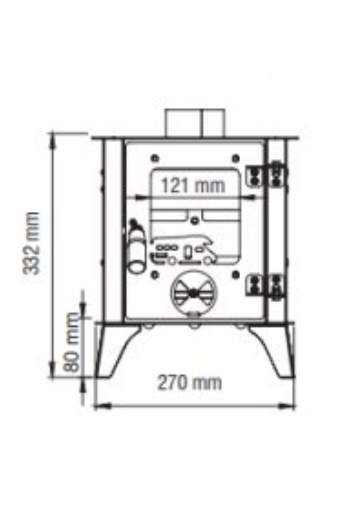 Sabah KMP02 Tiny Kamp Sobası