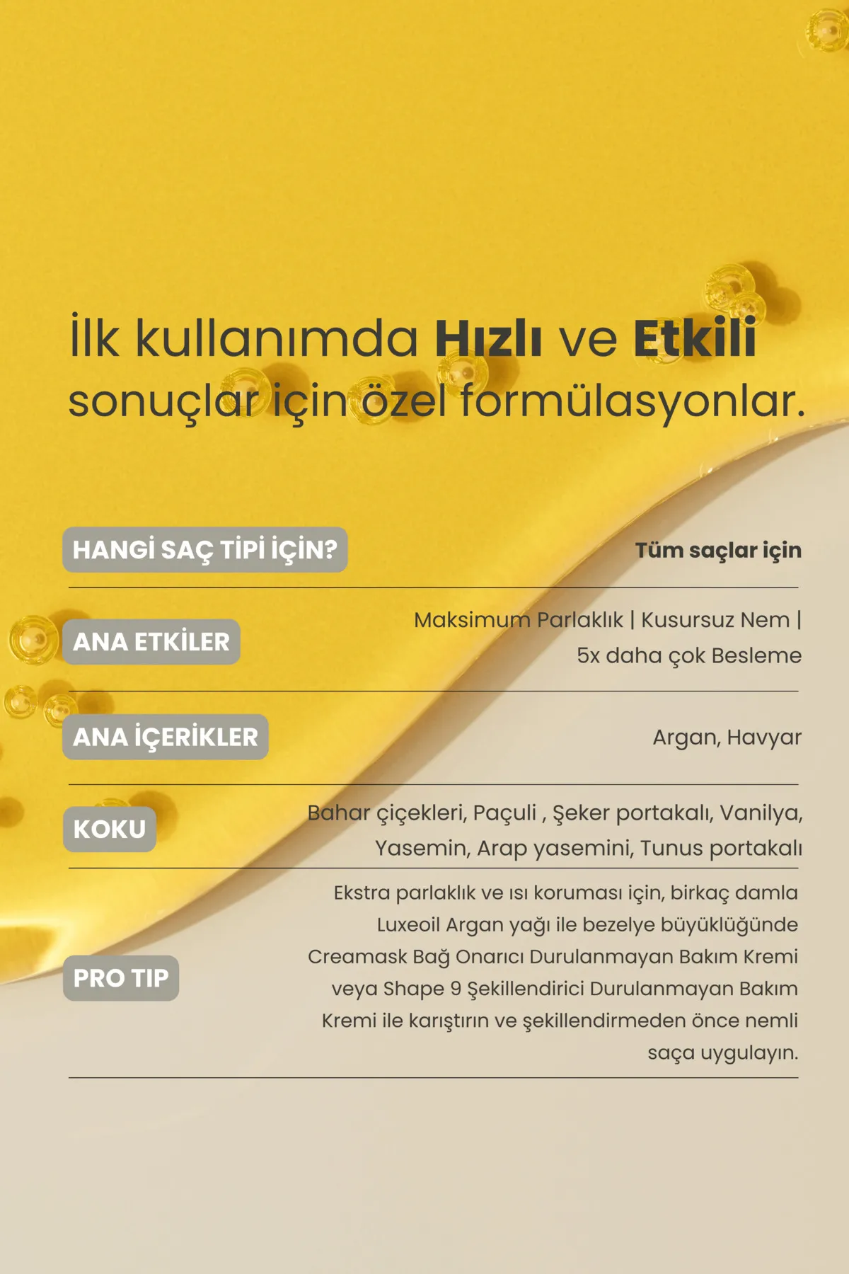 Matsu Luxeoil Argan Saç Bakım Yağı 50ml