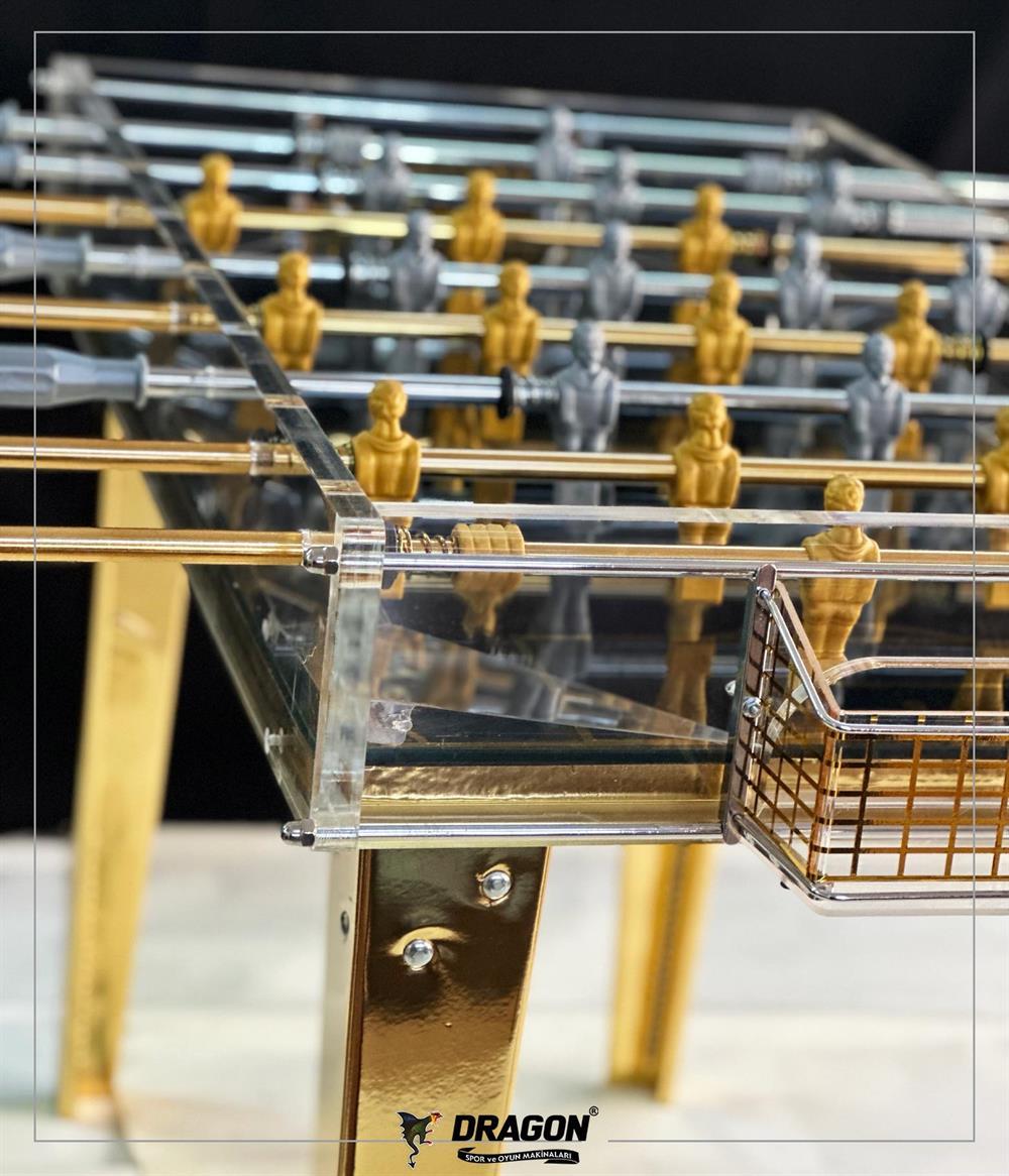 Dragon Elegant Gold Yüksek Kalite Tasarım Langırt Masa Futbolu Foosball