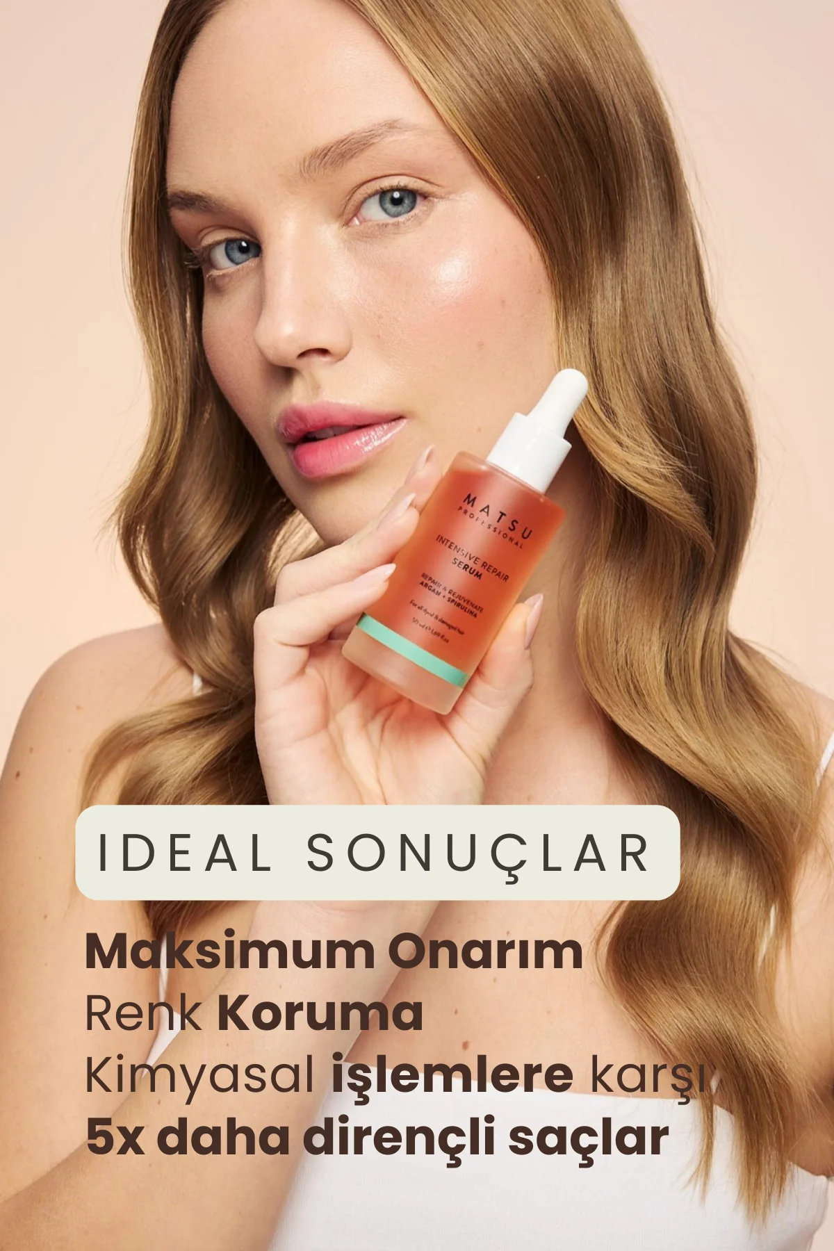 Matsu Intensive Repair Boyalı ve Hasar Görmüş Saçlar için Yoğun Onarıcı Intensive Repair Saç Bakım Serumu 50 ml