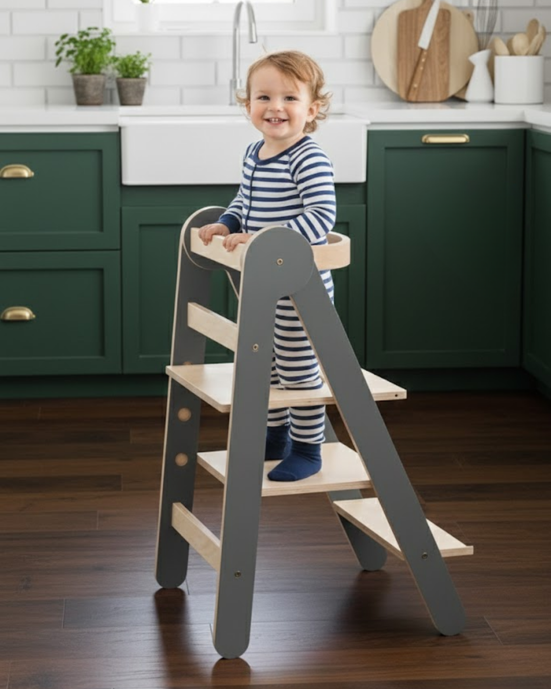 Mamatoyz Fold Öğrenme Kulesi – Gri