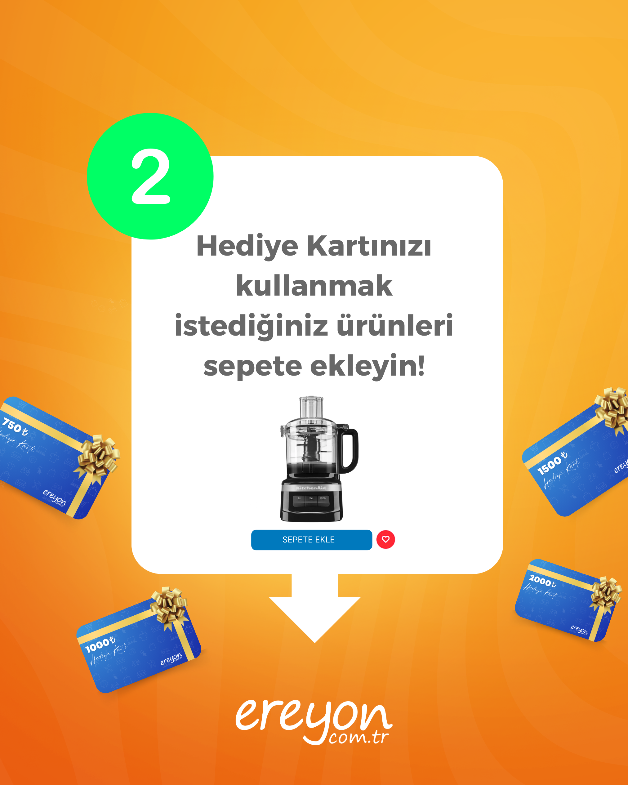 Ereyon 1500TL Hediye Kartı