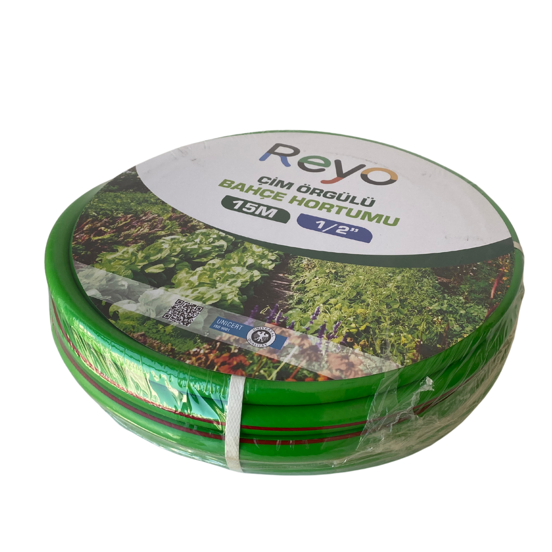 Reyo 1/2 Çim Örgülü 15 Metre Bahçe Hortumu 