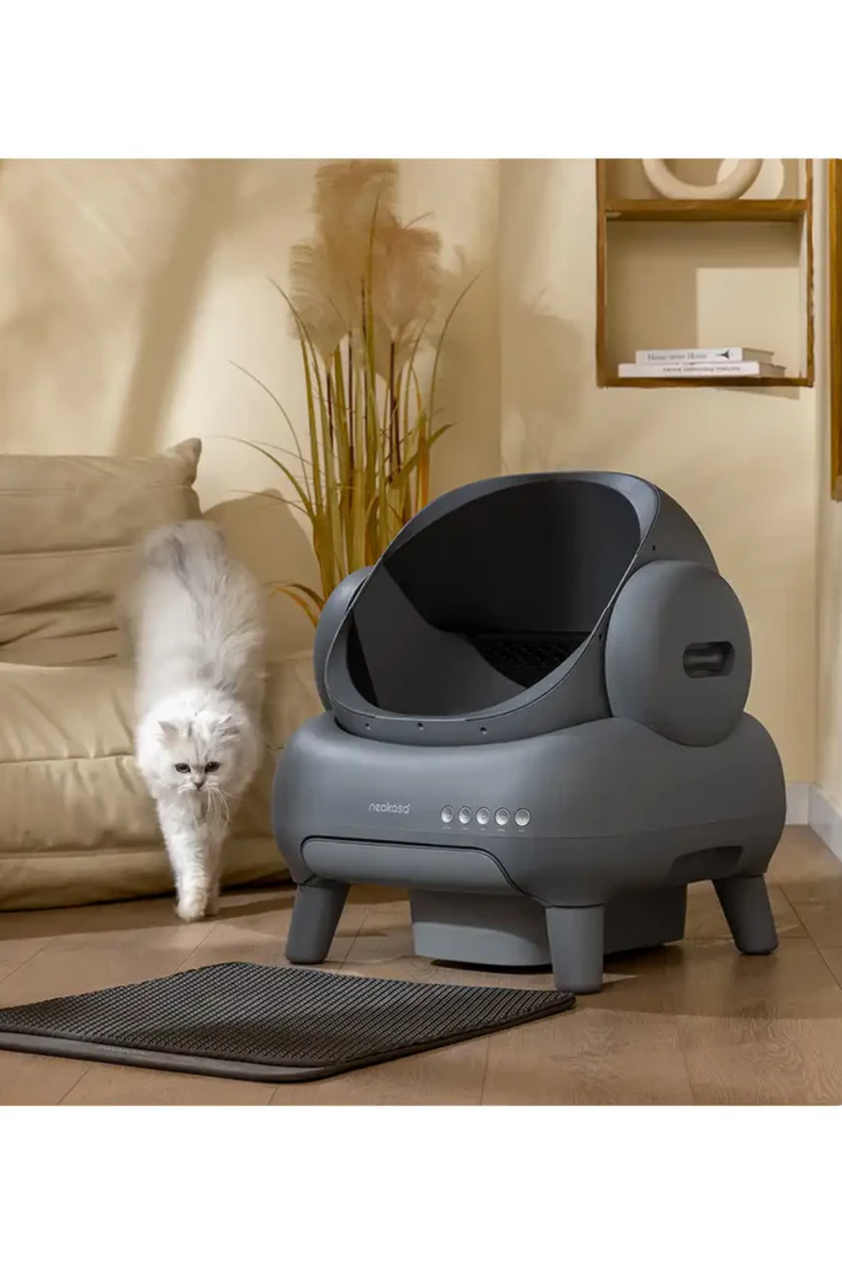 Neakasa Üstü Açık Akıllı Full Otomatik Kedi Tuvaleti, App Kontrol, Uv Temizleme