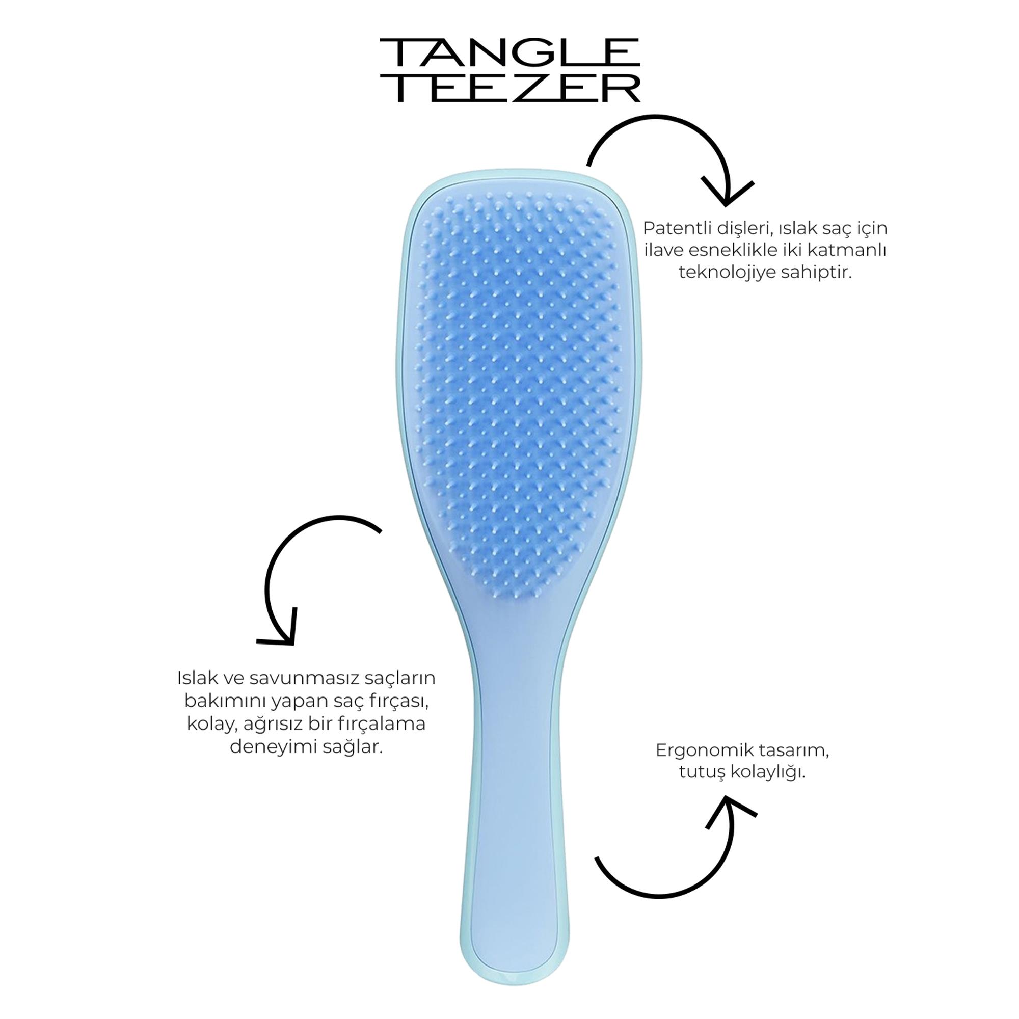 Tangle Teezer The Ultimate Wet Detangler Regular Denim Blue Saç Fırçası