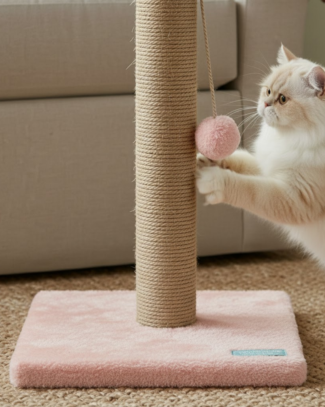 Reyo Pet Kedi Tırmalama Tahtası Pembe 42 cm