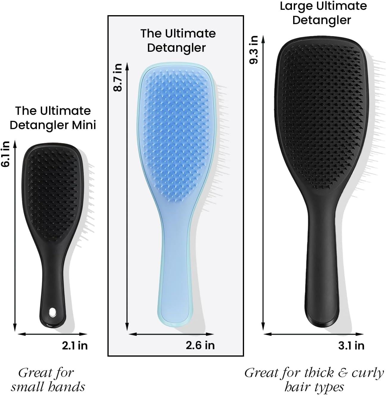 Tangle Teezer The Ultimate Wet Detangler Regular Denim Blue Saç Fırçası