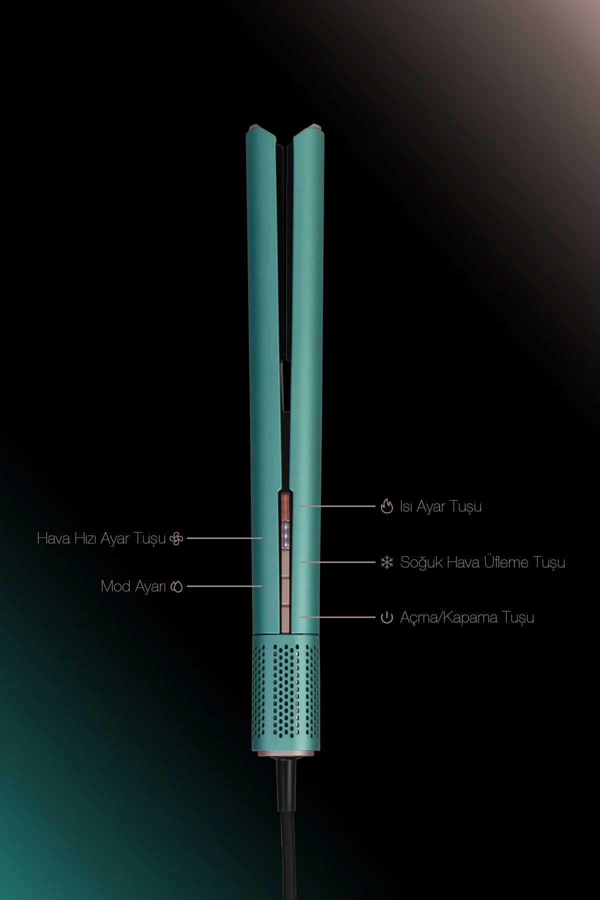 Fantom Jolie Hs 1500 Mint Yeşili Islak ve Kuru Saç Düzleştirici