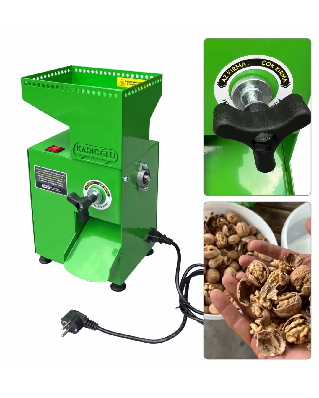 Kadıoğlu CKK45 220V Ceviz ve Fındık Kırma Makinesi