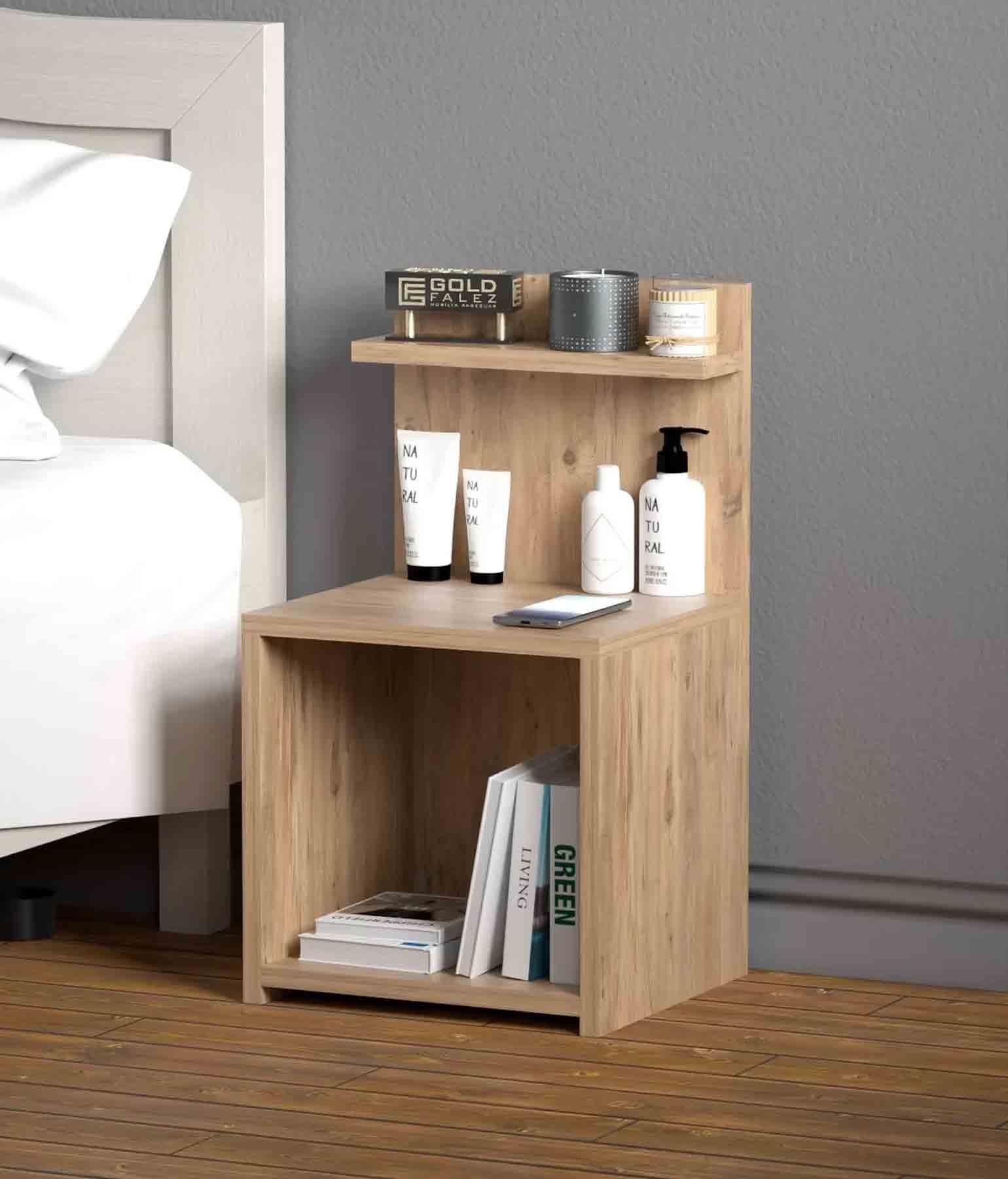 Reyo Komodin Salon Ofis Dolabı Ceviz