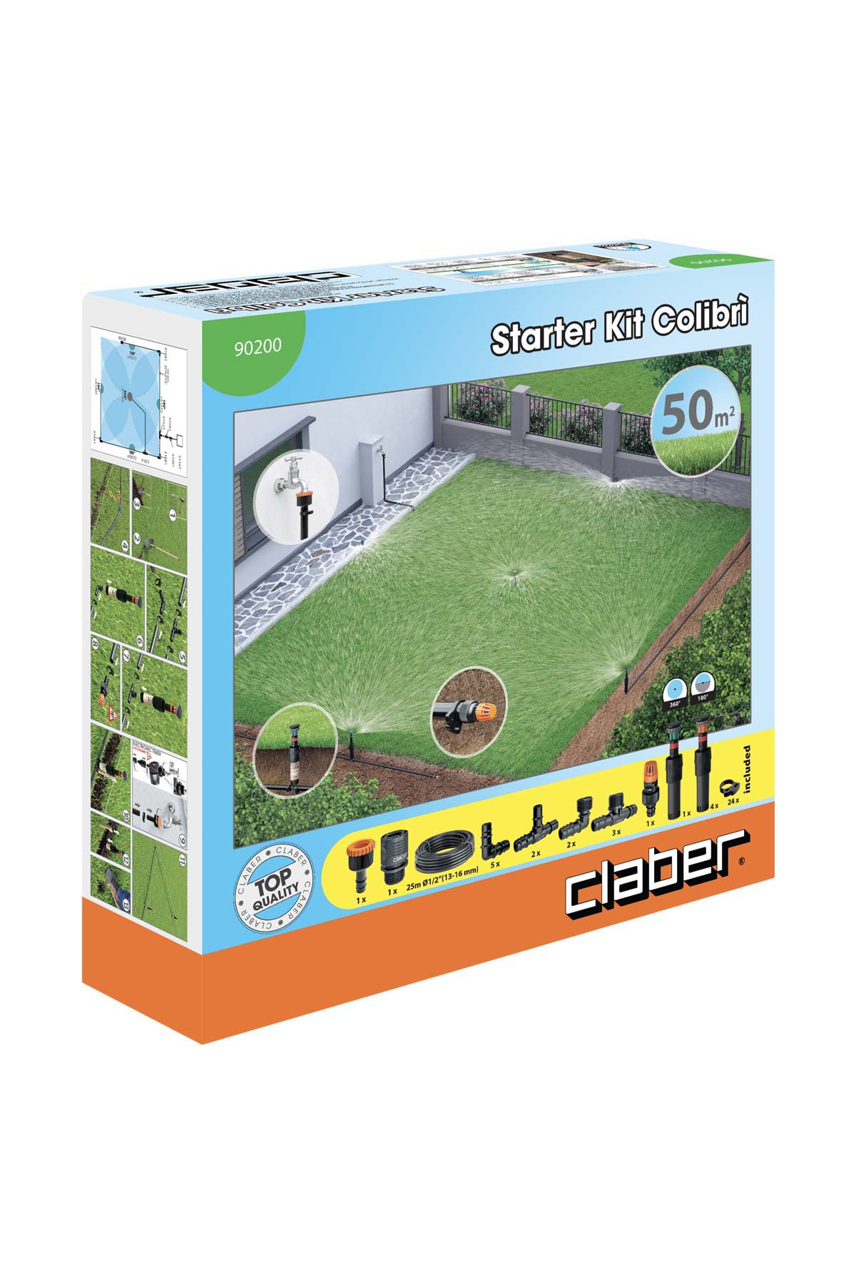 Claber 90200 Colibrì Bahçe Tipi Yeraltı Sulama Başlangıç Seti