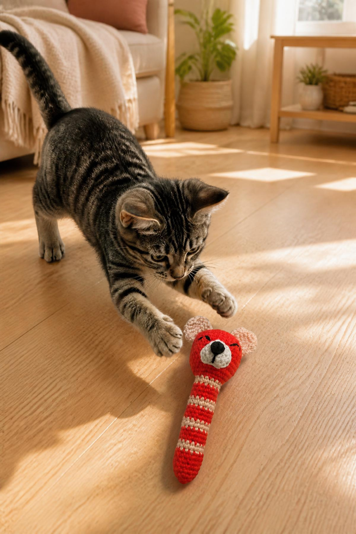Reyo Pet Catnipli Kedi ve Köpek Diş Kaşıma Oyuncağı – Stres Giderici, Isırma ve Çiğneme Oyuncağı