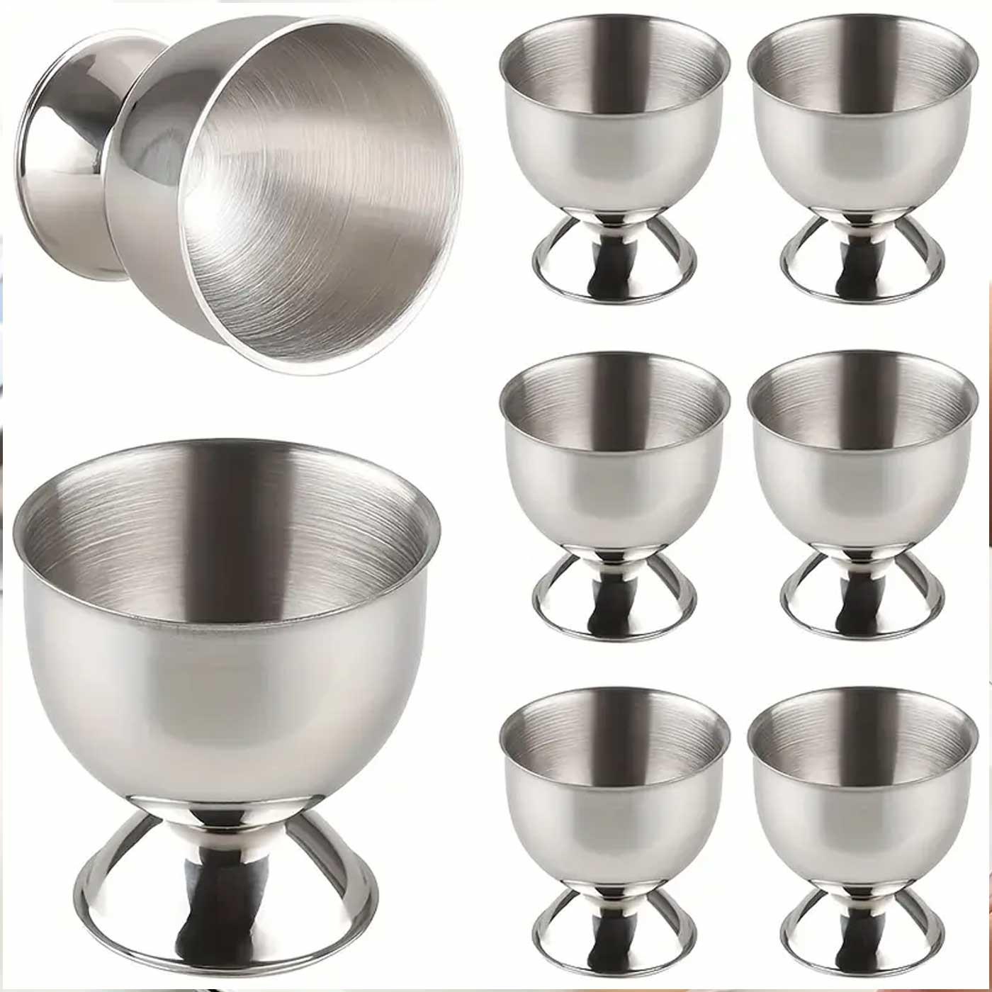 Reyo Paslanmaz Çelik 6'lı Kadeh Yumurtalık