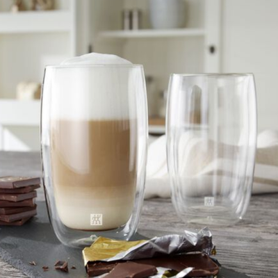 Zwilling 395000780 Çift Camlı 2'li Latte Macchiato Bardağı