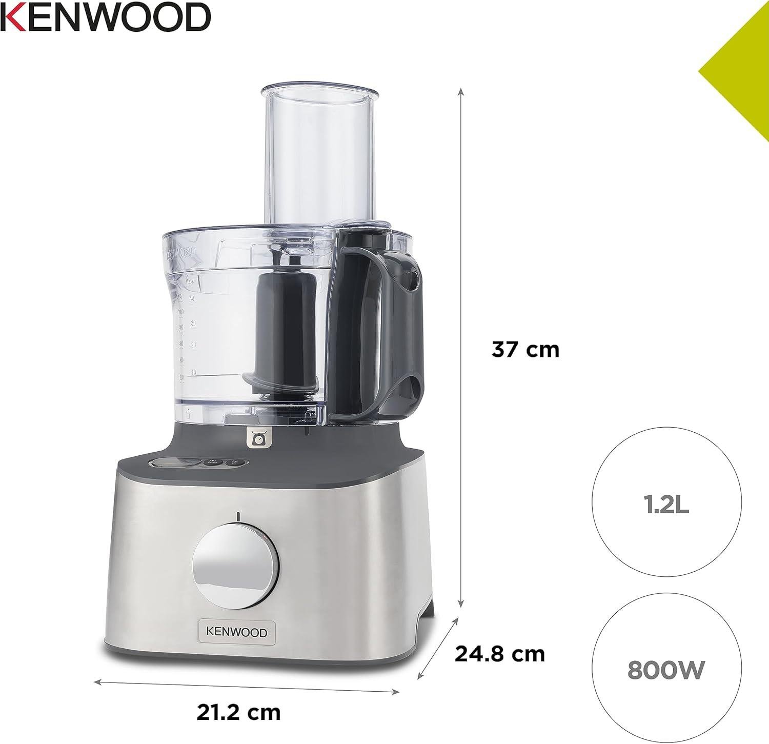 Kenwood FDM316SS MultiPro Compact 800 W Mutfak Robotu