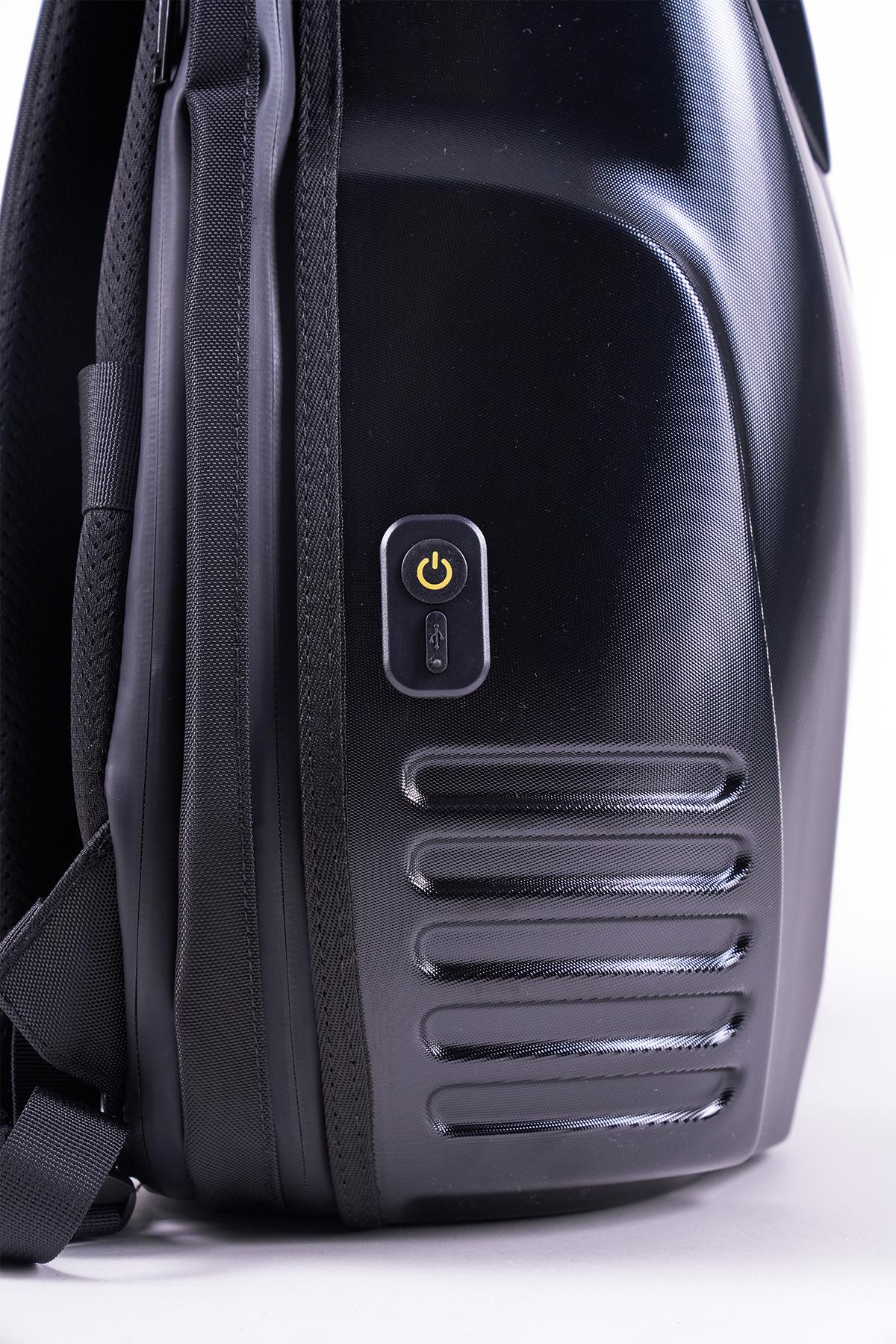 Zampago Owl Led Işıklı Motorcu Sırt Çantası