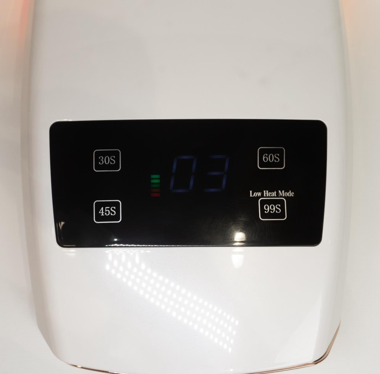 Reyo UV LED Kablosuz Pembe Işık Protez Tırnak Kalıcı Oje Kurutma Makinası Beyaz