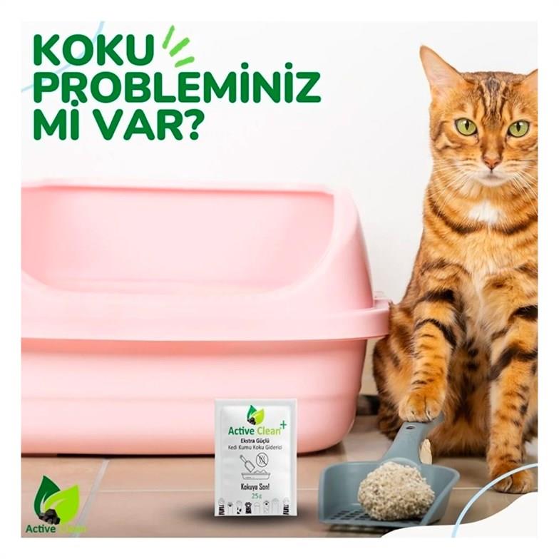Active Clean Kedi Kumu Koku Giderici 25g - 10 Adet