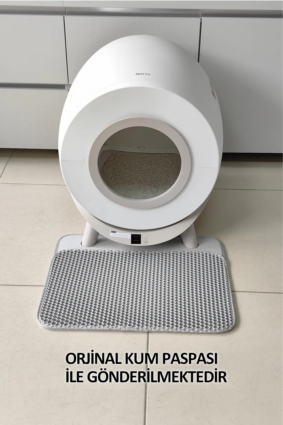 Notty En Büyük Otomatik Kedi Tuvaleti – Akıllı Kedi Kumu Kabı, Geniş Hazneli, İthalatçı Garantili