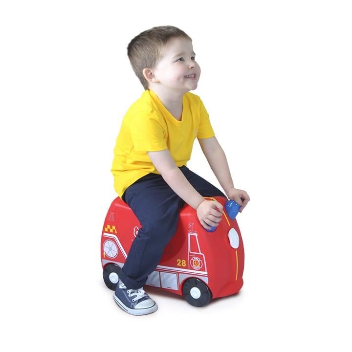 Trunki Çocuk Bavulu Seyahat Valizi - İtfaiye Aracı Frank