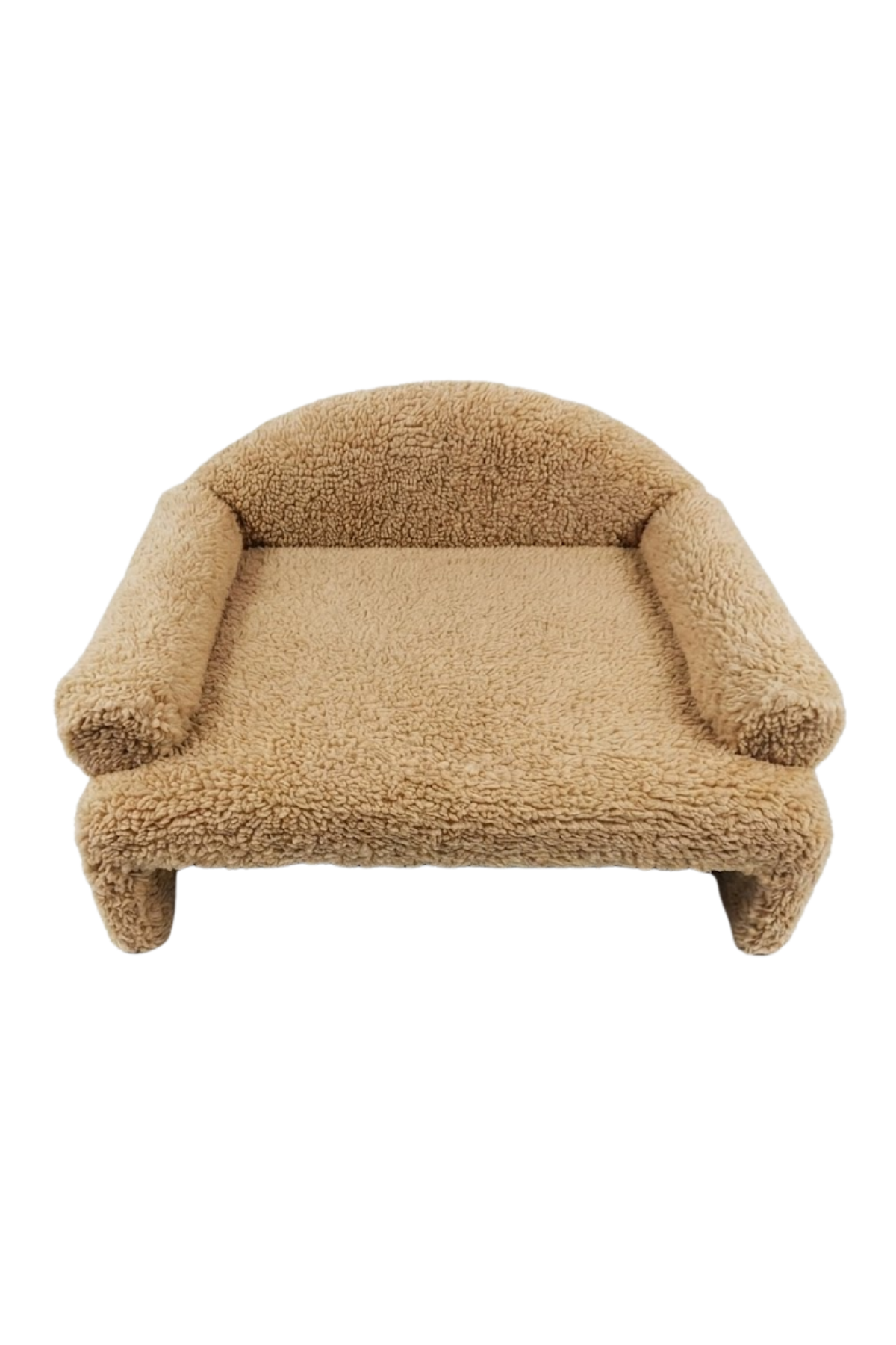 Reyo Pet Peluş Kedi Oturma Koltuğu Kedi Yatağı Kahve