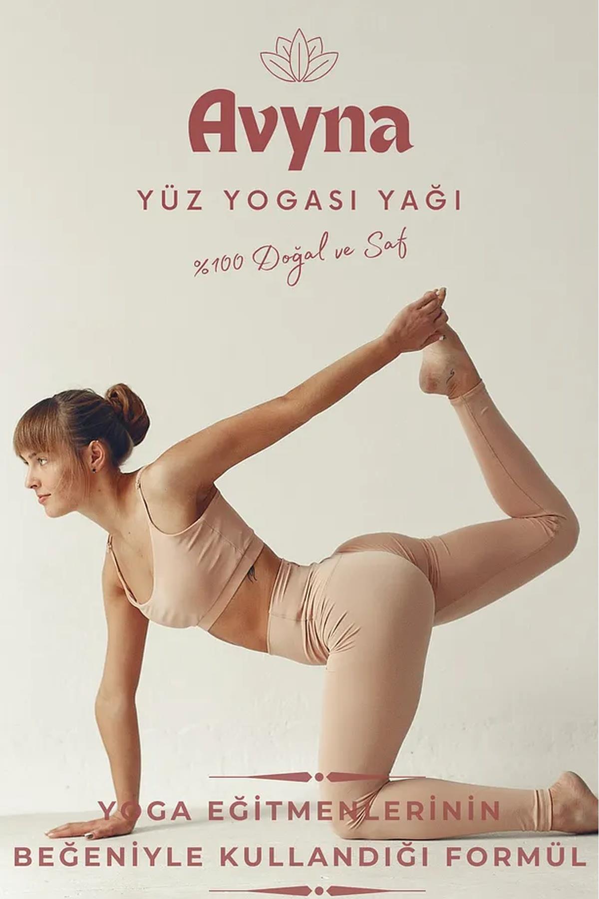 Avyna Yüz Yogası Yağı 30 ml Cam Şişede %100 Saf ve Doğal Yaşlanma ve Kırışıklık Karşıtı