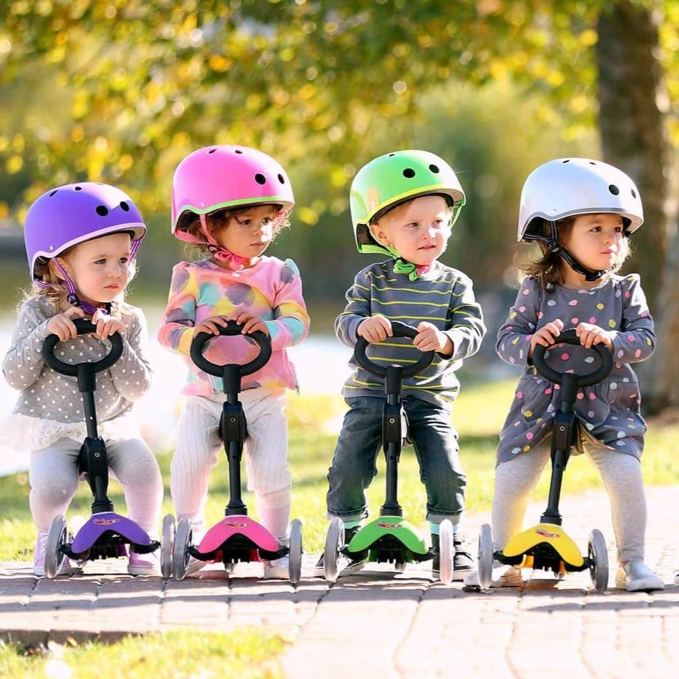 Micro Mini Micro 3in1 Deluxe 3 Tekerlekli Scooter Mavi