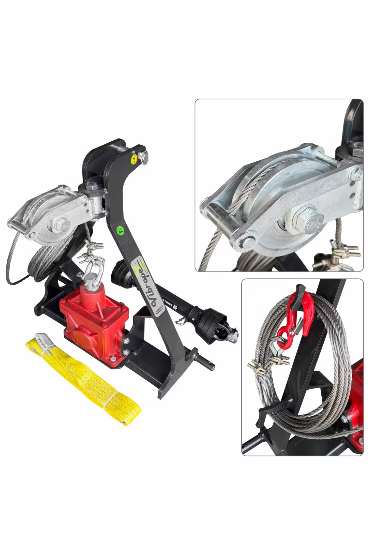 Kadıoğlu Vibrope X Şanzımanlı Pistonlu Halatlı Ağaç Silkeleme Makinesi